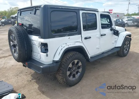 2018 Jeep Wrangler Unlimited Sahara 4X4 z USA, uszkodzony, nr VIN 1C4HJXEG1JW119401
